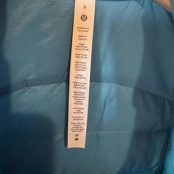 Lululemon Down for It All Vest - Oceanic - Picture 11 of 16